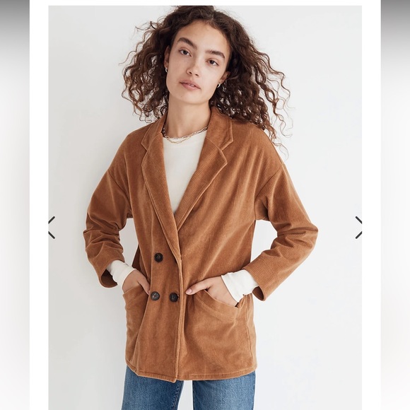 Madewell Knit Corduroy Redford Blazer Sz. Small - Picture 4 of 8